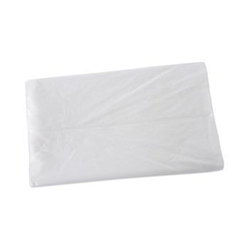 Boardwalk Z8048VNK 40 in. x 48 in. 45 gal. 16 mic High Density Industrial Can Liners Flat Pack - Natural (200/Carton)
