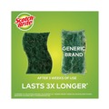 Scouring Pads & Sticks | Scotch-Brite 426 4.5 in. x 2.7 in. 0.6 in. Thick Heavy-Duty Scrub Sponge - Yellow/Green (6/Pack) image number 5