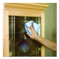 Cleaning Cloths & Wipes | Rubbermaid Commercial FGQ63000BL00 Executive Series Hygen 16 in. x 16 in. Microfiber Glass Cleaning Cloths - Blue (12/Carton) image number 8