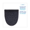 Safety Mats | Boardwalk PSUMP000I006M0021430L1 17.5 in. x 20 in. 2.0 Rubber Urinal Mat - Black (6/Carton) image number 3