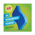 Scouring Pads & Sticks | Scotch-Brite MP-3-8-D 4.4 in. x 2.6 in. x 0.8 in. Non-Scratch Multi-Purpose Scrub Sponge - Blue (3/Pack) image number 3