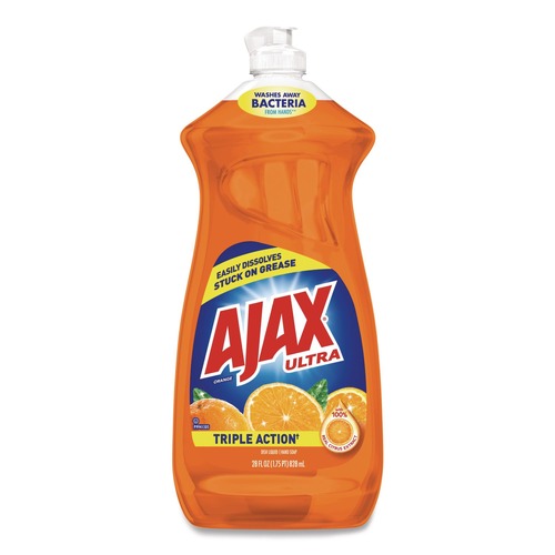 Dishwashing Detergents | Ajax 144678 28 oz. Bottle Orange Scent Liquid Dish Detergent image number 0