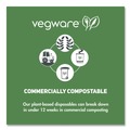 Disposable Forks | Vegware VW-FK6.5 Compostable CPLA Cutlery Fork - White (1000/Carton) image number 2