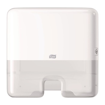 Tork 553120 Xpress 11.9 in. x 4 in. x 11.6 in. Mini Multifold Hand Towel Dispenser H2 - White