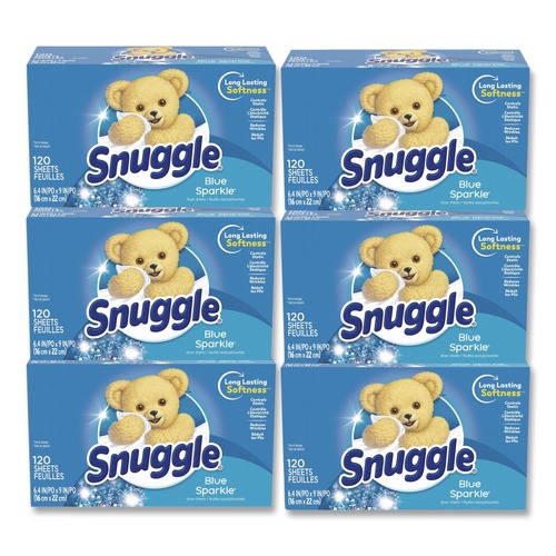 Fabric Softener & Starch | Dial 72613 45115 Fabric Softener Sheets - Fresh Scent (120 Sheets/Box, 6 Boxes/Carton) image number 0