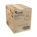Cup Lids | Pactiv Corp. YPDL24CNH EarthChoice Strawless RPET Lid Dome Lid fits 12 oz. to 24 oz. B Cups - Clear (900/Carton) image number 3