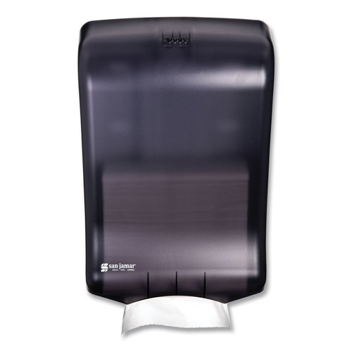 Towel Dispensers | San Jamar T1700TBK 11.75 in. x 6.25 in. x 18 in. Ultrafold Multifold/C-Fold Classic Towel Dispenser - Black Pearl image number 0
