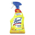 Disinfecting & Cleaning Solutions | LYSOL Brand 19200-75352 32 oz. Spray Bottle Ready-to-Use All-Purpose Cleaner - Lemon Scent (12/Carton) image number 0