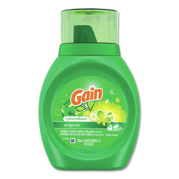 Gain 12783 25 oz. Bottle Liquid Laundry Detergent - Original Fresh (6/Carton)