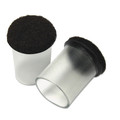 Chair Accessories | Master Caster 88451 Like New 1.25 in. Diameter Floor Savers Solutions - Round Clear/Gray (8/Pack) image number 0