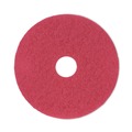 Floor Pads-Cleaning, Buffing & Polishing | Boardwalk BWK4017RED 17 in. Diameter Buffing Floor Pads - Red (5/Carton) image number 0