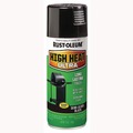 Paint & Paint Supplies | Rust-Oleum 241169 High Heat Enamel Spray Paint, Semi-Gloss Black, 12 oz Aerosol Can, 6/Carton image number 1