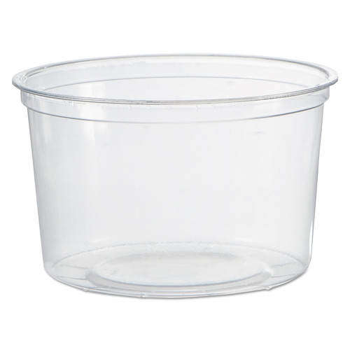 Food Containers & Lids | WNA WNA APCTR16 16 oz. Plastic Deli Containers - Clear (50/Pack, 10 Packs/Carton) image number 0