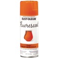 Paint & Paint Supplies | Rust-Oleum 342568 Specialty Fluorescent Spray Paint, Flat Fluorescent Orange, 11 oz Aerosol Can, 6/Carton image number 1