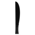 Disposable Knives | Dixie KM517 Plastic Cutlery Heavy Mediumweight Knives - Black (1000/Carton) image number 3