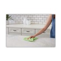 Cleaning Cloths & Wipes | Boardwalk 2164037 16 in. x 16 in. Microfiber Cleaning Cloths - Green (24/Pack) image number 2