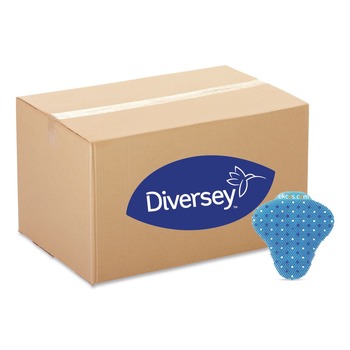 Diversey Care EKS-3B-12 ekcoscreen Urinal Screens - Fresh Scent, Blue (12/Carton)