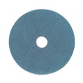 Floor Pads-Cleaning, Buffing & Polishing | Boardwalk BWK4020AQU 20 in. Diameter Burnishing Floor Pads - Aqua (5/Carton) image number 0