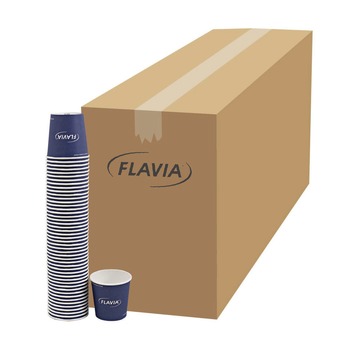 BEVERAGEWARE | FLAVIA 25200018 10 oz. FLAVIA Design Hot Beverage Paper Cup - Blue (1000/Carton)