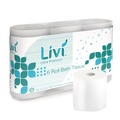 Perforated Roll & Hand Towels | Livi Ultra Premium 292101 2-Ply Bath Tissue - White (1-Carton) image number 4