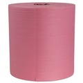Cleaning Cloths & Wipes | Boardwalk BWK-P080JPR 12 in. x 12 in. Hydrospun Wipers - Red (475/Roll) image number 1