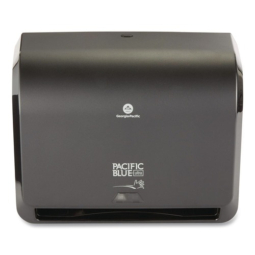 Towel Dispensers | Georgia Pacific Professional 54518 Pacific Blue Ultra 14.56 in. x 7.38 in. x 11.56 in. Mini Paper Towel Dispenser - Black image number 0