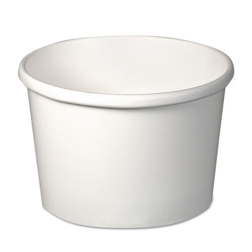 Food Containers & Lids | SOLO HS4085-2050 8 oz. Flexstyle Double Poly Paper Containers - White (500/Carton) image number 0