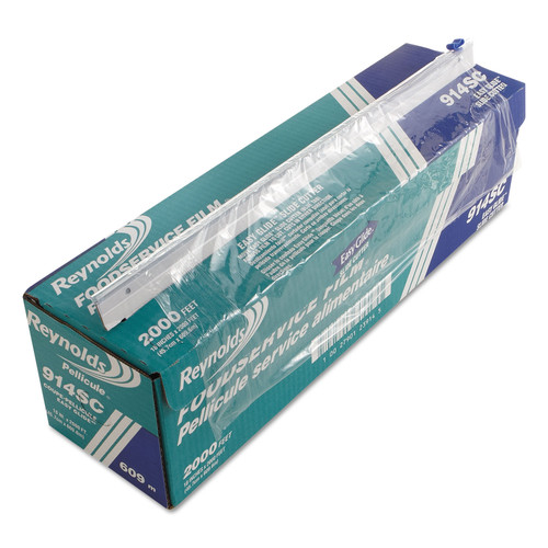 Films | Reynolds Wrap 914SC 18 in. x 2,000 ft. PVC Food Wrap Film Roll in Easy Glide Cutter Box (1/Carton) image number 0