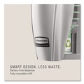 Air Freshener Dispensers | Rubbermaid Commercial 1793548 TC TCell 2.9 in. x 2.75 in. x 5.9 in. Odor Control Dispenser - Chrome image number 2