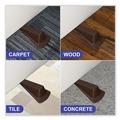Doorstops | Master Caster 00969 Giant Foot 3.5 in. W x 6.75 in. D x 2 in. H No-Slip Rubber Wedge Doorstop - Brown (2/Pack) image number 6