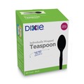 Disposable Spoons | Dixie TM5W540 Grab&rsquo;N Go Wrapped Cutlery Teaspoons - Black (90/Box, 6 Box/Carton) image number 3
