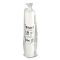 Souffle & Portion Cups | Fabri-Kal 000000000009500520 Portion Cup Lids, Fits 1 oz Squat Portion Cups - Clear (125/Sleeve, 20 Sleeves/Carton) image number 2