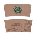 Cup Sleeves | Starbucks 12420977 Cup Sleeves for 12/16/20 oz. Hot Cups - Kraft (1380/Carton) image number 1