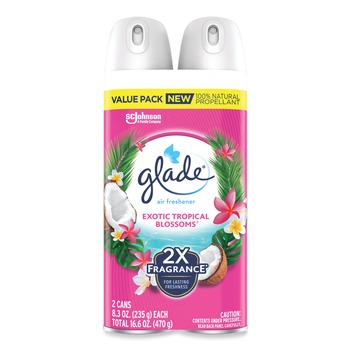  | Glade 377365 8.3 oz Air Freshener - Tropical Blossoms Scent (3/Carton)