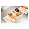 Perforated Roll & Hand Towels | Pactiv Corp. MC58000SBB Compostable Fiber Blend School Lunch Tray, 10 x 8 x 1, White, 240/Carton image number 6