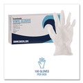 Food Service Disposable & Single Use Gloves | Boardwalk BWK365XLCT 2.6 mil 9.5 in. Long Powder-Free General Purpose Vinyl Gloves - Extra Large, Clear (100/Box, 10 Boxes/Carton) image number 7