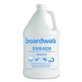 Air Fresheners & Odor Eliminators | Boardwalk 105G-P-000I004M-22-21430 1 Gallon Odor Eliminator Enzyme Plus Concentrate - Lemon (4/Carton) image number 1