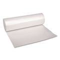 Low-Density Trash Bags | Boardwalk X8046DCKR01 40 in. x 46 in. 45 gal. 1.4 mil Recycled Low-Density Polyethylene Can Liners - Clear (100/Carton) image number 1