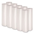 Low-Density Trash Bags | Boardwalk X6639SCKR01 33 in. x 39 in. 33 gal. 1.1 mil. Recycled Low-Density Polyethylene Can Liners - Clear (10 Bags/Roll, 10 Rolls/Carton) image number 0