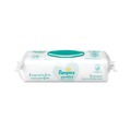 Hand Sanitizing Wipes | Pampers 80741436 1-Ply 6.8 in. x 7 in. Unscented Sensitive Baby Wipes - White (8/Carton) image number 5