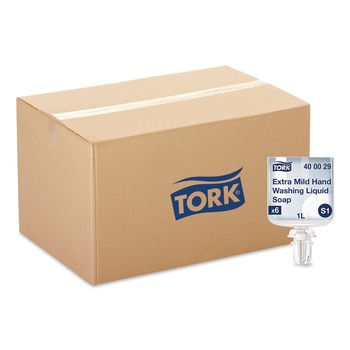 SOAP REFILLS | Tork 400029 1L Refill Unscented Premium Extra Mild Soap (6/Carton)
