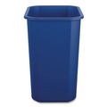 Indoor Waste Receptacles | Boardwalk TCIND712BLR 7 Gallon Polypropylene Recycling Container - Blue image number 1