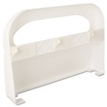 Toilet Seat Cover Dispensers | HOSPECO HG-1-2 Health Gards 16 in. x 3.25 in. x 11.5 in. Half-Fold Toilet Seat Cover Dispenser - White (2/Box) image number 2
