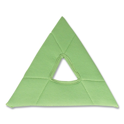 Mop Heads | Unger UNGSRPD1 10.25 in. x 9 in. Glass Cleaning Pads - Green (5/Pack) image number 0