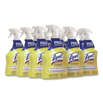 DISINFECTING AND CLEANING SOLUTIONS | Professional LYSOL Brand 19200-00351 32 oz. Trigger Spray Bottle Advanced Deep Clean All Purpose Cleaner - Lemon Breeze (12/Carton)