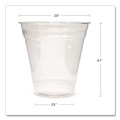 Cups | Fabri-Kal 000000000009502055 16 oz. - 18 oz. Kal-Clear PET Cold Drink Cups - Clear (1000/Carton) image number 3