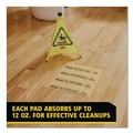 Sorbents | Rubbermaid Commercial FG425400YEL 16.5 in. x 14 in. 12 oz. Over-The-Spill Pad Tablet (22/Pack) image number 2