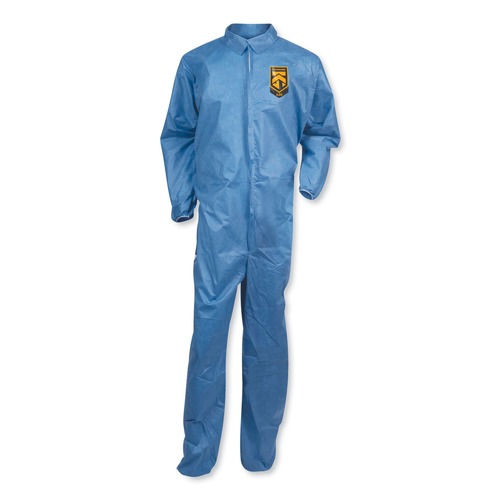 Hand Sanitizing Wipes | Ansell KCC 58504 A20 MICROFORCE Barrier SMS Fabric Coveralls - X-Large, Blue (24/Carton) image number 0