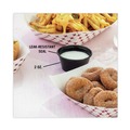 Cups | Pactiv Corp. YS200E 2 oz. Plastic Portion Cup - Black (200/Bag, 12 Bags/Carton) image number 6