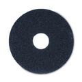 Floor Pads-Stripping | Boardwalk BWK4013BLA 13 in. Diameter Stripping Floor Pads - Black (5/Carton) image number 1